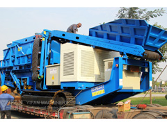 YIFAN two tracked crushers sent to Solomon